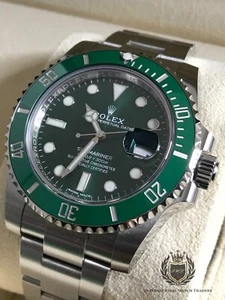 Rolex Submariner Date HULK 116610LV 40mm Stainless Green Dial Full set as New - Picture 1 of 12