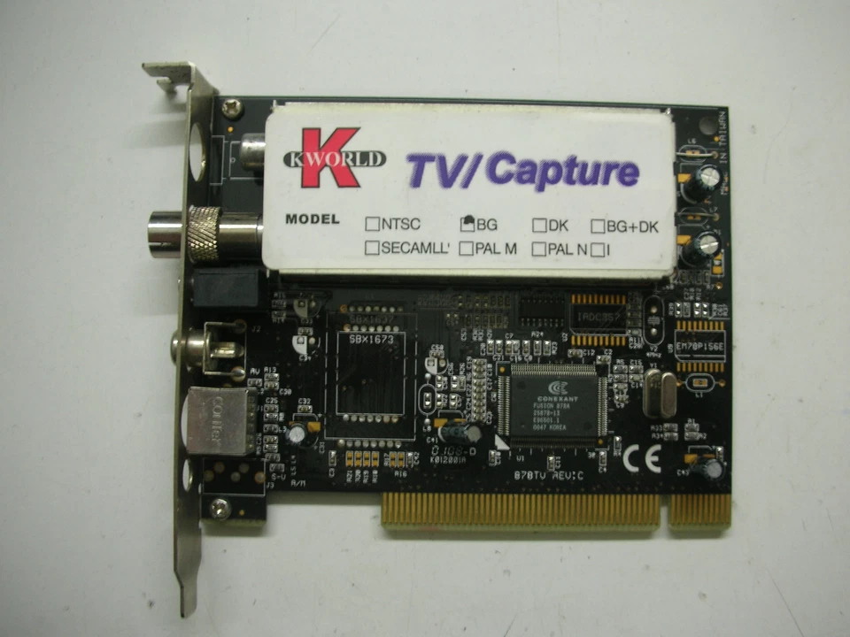 Tarjeta de captura de video PCI Kworld BG 878TV Foto 1 de 1