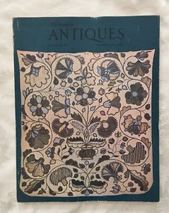The Magazine ANTIQUES APRIL 1975 STURBRIDGE TEXTILES SAMPLERS ISSUE - Picture 1 of 3