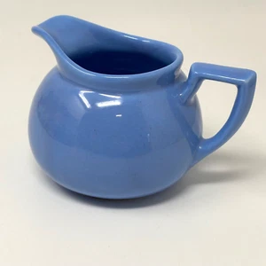 Lipton Tea Small Ceramic Creamer Pitcher Cornflower Blue Vintage Liptons - Picture 1 of 7