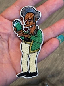 Parche bordado Simpsons Apu Trippy 420 HONGO planchado - Imagen 1 de 1