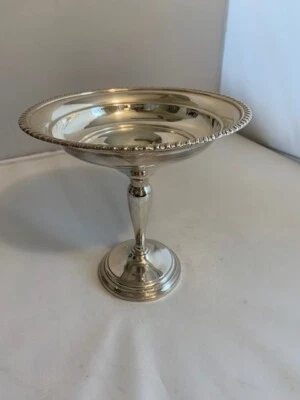 Baltimore Sterling Silver  Co.  Tazza  Compote w/ Pedestal 9.5 t.oz - Image 1 of 4