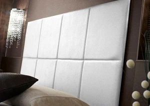 Cabecero Cama de Matrimonio Acolchada Habitación 2 Plazas Design B&b Hotel - Imagen 1 de 3