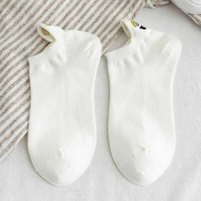 Ankle Socks Quarter Women Smile Fashion Cotton Lovely Cute Cartoon Girl Ladies - Image 1 of 4