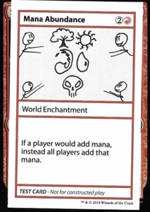 MTG Mana Abundance (58/124) Mystery Booster Playtest Cards 2021 LP - Picture 1 of 1