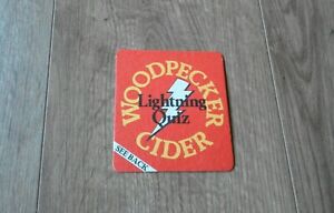 Woodpecker Cider Lightning Quiz Beermat - No 1