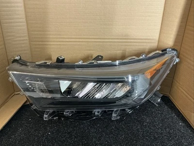 CAPA 2019 2020 2021 Toyota Rav4 Driver Left LH Black LED Reflector Headlight - Image 1 of 4