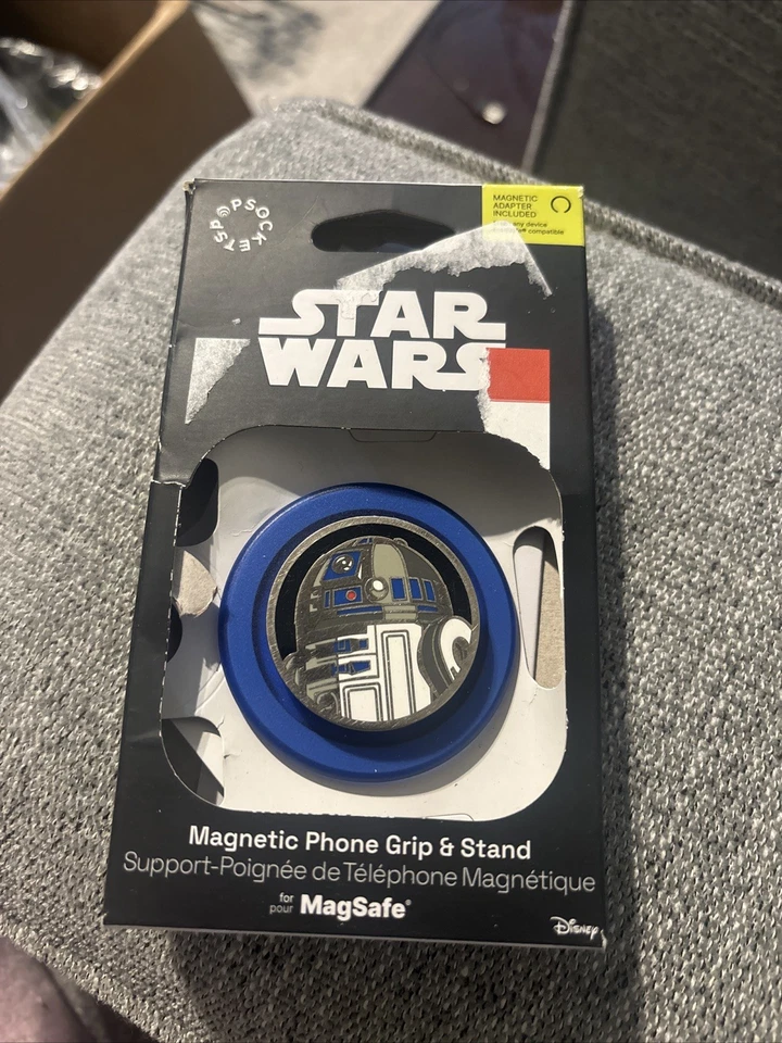 PopSockets Magnetic Phone Grip & Stand Ring Starwars Enamel R2D2 OPEN BOX NEW - Image 1 of 1