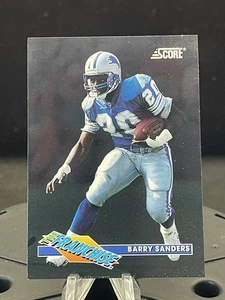BARRY SANDERS 1993 SCORE THE FRANCHISE INSERT #8 DETROIT LIONS HOF RUNNING BACK - Bild 1 von 8