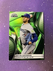 Kevin Gausman 2025 Topps cromo negro refractor verde verdadero/99 Blue Jays - Imagen 1 de 1
