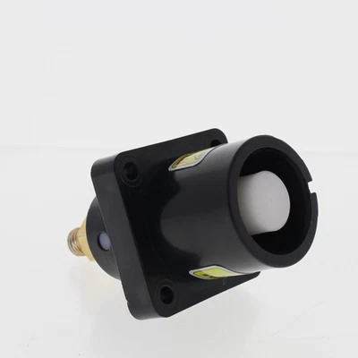 ITT PowerLock Panel Source Line 2 Black 660A NPS-2-BK-T6 Male M12 Threaded Post - Image 1 of 4