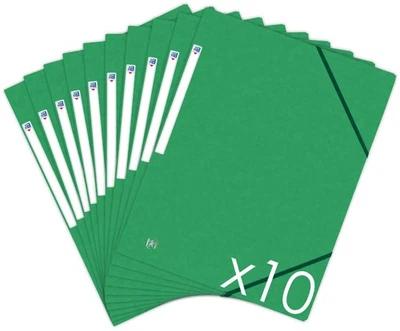 Topfile+ 10 Stück Schnellhefter aus Karton, 3 Klappen, Format A4, Gummibandve... - Bild 1 von 4