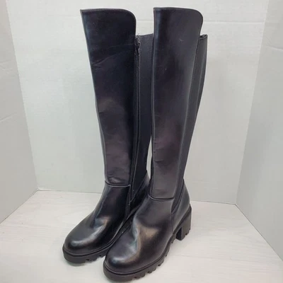 JustFab Knee-High Boot Ayden-E Wide Calf Zipper Close NWOB Fast Shipping - Image 1 of 4