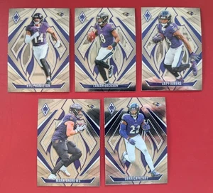 2024 Panini Phoenix NFL Team Pack Baltimore Ravens Lamar Jackson Derrick Henry - Picture 1 of 3