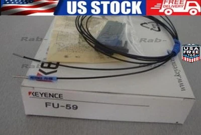 One Keyence FU-59 Fiber Optic Sensor New Free Shipping - Image 1 of 2