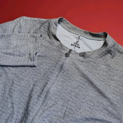 PrenAna Mujer Astele Manga Larga Sol Top Talla Mediana Chaqueta Gris Cremallera Completa Foto 1 de 4