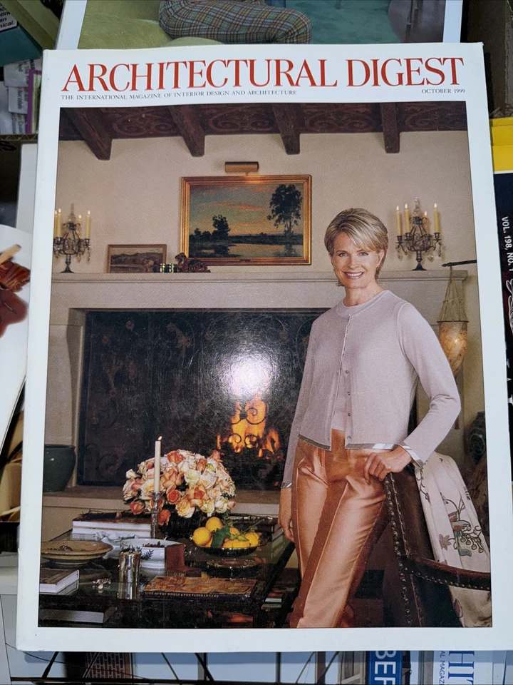 Vintage Magazine Architectural Digest Martha Stewart Oct 1999 Original Publicati - Image 1 of 3