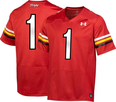 Camiseta de fútbol Under Armour Maryland Terrapins auténtica talla S nueva con etiquetas #1 $110 Foto 1 de 4