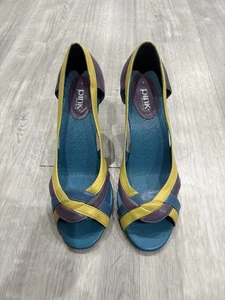 Anthropologie Rosa Estudio Cuero Cuñas Tacones Zapatos Sandalias Mujer 9 9M - Imagen 1 de 9