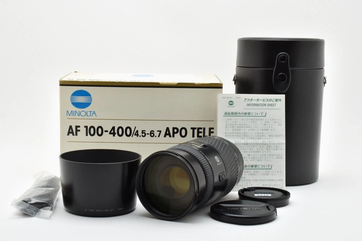 Minolta 100-400mm f/4.5-6.7 Camera Lenses for sale | eBay