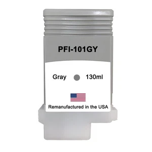 Compatible Ink Cartridge For Canon PFI-101 130ml Gray-USA - Picture 1 of 2
