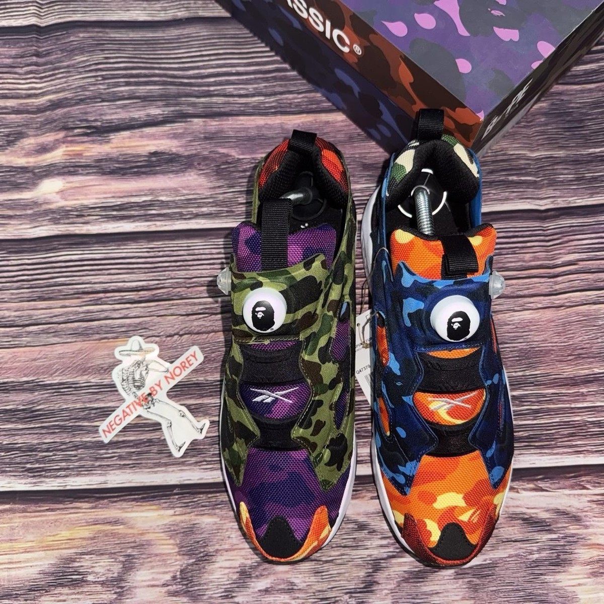 A Bathing Ape × Reebok Instapump Fury OG Reebok A Bathing Ape x Mita x InstaPump Fury OG Black Earth