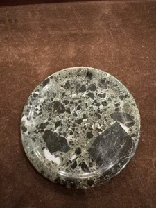 Posavasos redondos de mármol pulido de 3 1/2 pulgadas - Imagen 1 de 4