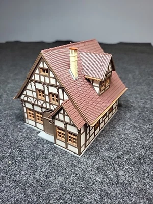 Kibri HO 7172  Farm House Half Timbered Fully Assembled  - Image 1 of 4