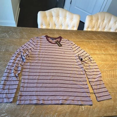 Camisa Térmica Michael Kors Hombre Manga Larga Talla Grande L Rayas NUEVA CON ETIQUETAS Foto 1 de 4