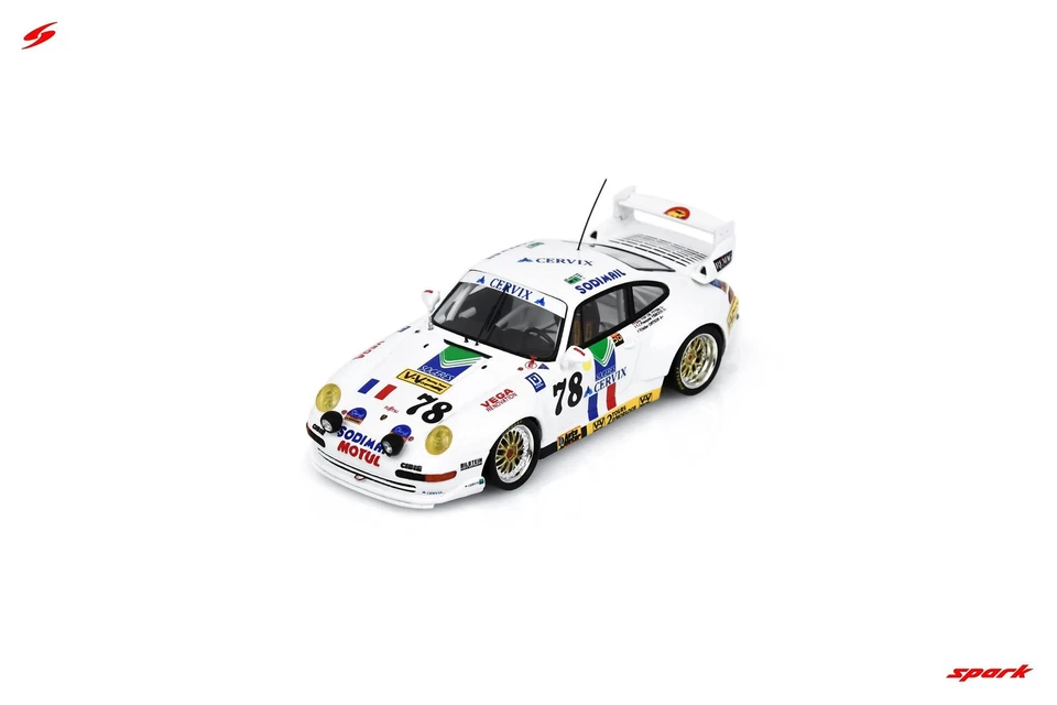 Spark S9898 1/43 Porsche 911 GT2 No.78 16ª Le Mans 24H 1995 Modello Auto - Immagine 1 di 1