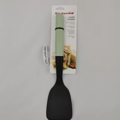KitchenAid Pistachio Green Solid Turner Flipper Plastic Spatula Comfort Grip - Image 1 of 4