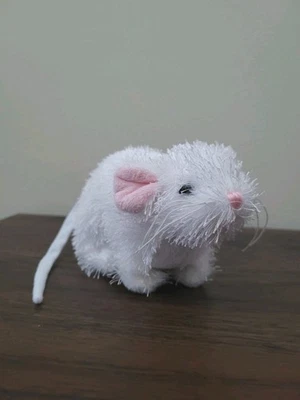 Ganz Webkinz Lil'Kinz White Mouse HS207 Plush Toy Stuffed Animal No Code - Image 1 of 4