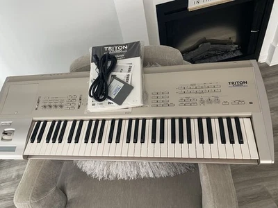 Korg Triton Studio 61 Synthesizer Silver - Image 1 of 4