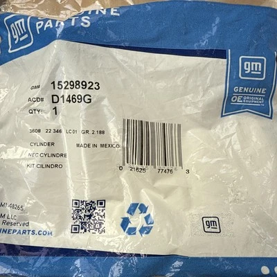 Cilindro de bloqueo de encendido ACDELCO GM ORIGINAL para Pontiac Aztek 2001-2005 nuevo Foto 1 de 4