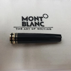 Montblanc Meisterstuck Classic 144 Black Vtg Cap Barrel With Gold Trim, Nice Wor - Picture 1 of 6