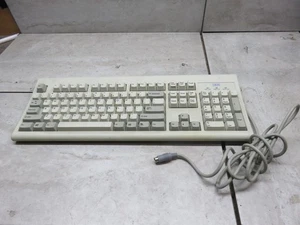 Vintage 1997 IBM KB-8923 07H0665 Wired Keyboard PS/2 Blue Logo 1996-12 - Picture 1 of 3