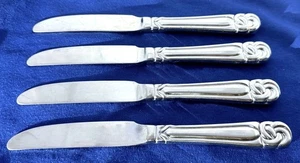 Essentials ESN2 Stainless, Japan, Knot End - Set of 4 Dinner Knives 9 1/2" - Picture 1 of 1