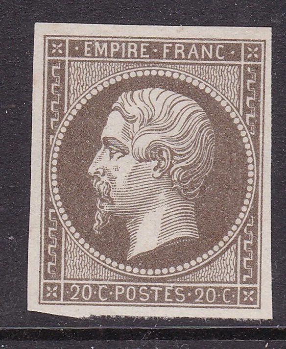 FRANCE^^^^^^  RARER    Genuine  ESSAI 20c   NAPOLEON  CLASSIC @dco1850fr50 - Image 1 of 1