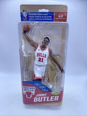Camiseta branca McFarlane NBA Series 28 Chicago Bulls Jimmy Butler CL - Imagem 1 de 4