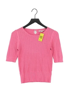 L.K. Bennett Women's Jumper XS Pink Cotton with Elastane, Nylon Pullover - Picture 1 of 5