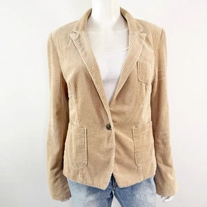 Anthropologie Daughters Of The Liberation hellbrauner Cordblazer Größe 8 Jacke - Bild 1 von 9