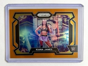 Kiana James 2024 Prizm WWE #3 Orange Parallel Numbered /99 Wrestling Card NXT - Picture 1 of 3