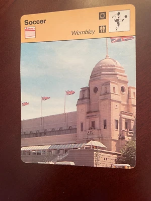 Карта Sportscaster 1979 No61-19 стадион Уэмбли - Лондон - футбол MT - Изображение 1 из 2