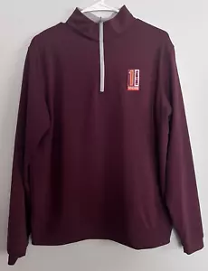 Peter Milar Golf Quarter Zip Medium Virginia Tech Hokies, Team First Hokies - Picture 1 of 9