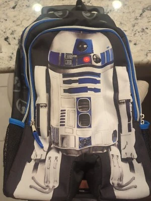 Star Wars R2D2 18" Equipaje con ruedas verticales Niños Maleta de mano Mochila Foto 1 de 2