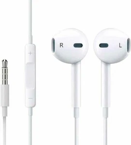 Apple EarPods In-Ear Wired 3.5 mm with Remote & Mic for iPhone 5 / 6 - White - Picture 1 of 2