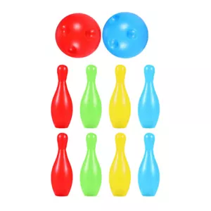 Kids Bowling Set Plastic Toy Bowling Balls Early Development Toy - Picture 1 of 12