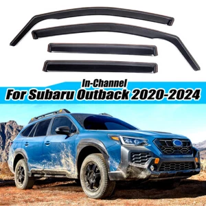 In-Channel For Subaru Outback 2020-2025 Weather Shield Wind Deflector Vent Visor - Bild 1 von 8