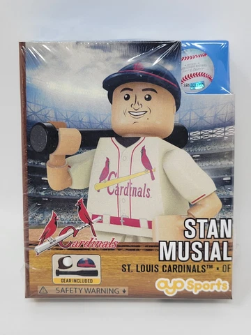 Stan Musial St. Louis Cardinals STL Cards Sports Ball Figure Minifig Sealed NIB Cover