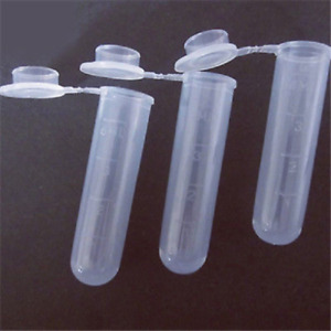50pcs Micro Plastic Test Tube Centrifuge Vial Snap Cap Container for Laboratory